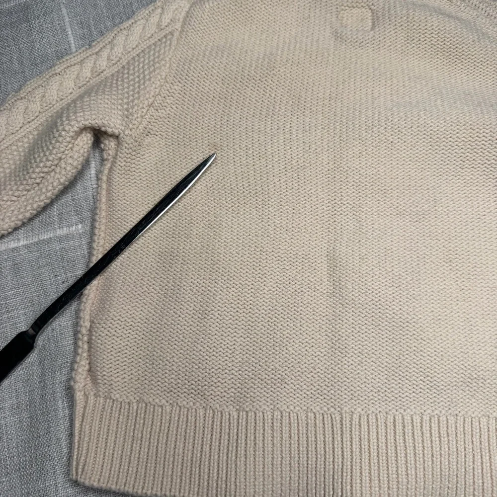 Baby GAP 12-18‎ Months Fisherman Sweater Cable Knit Button Collar Cotton